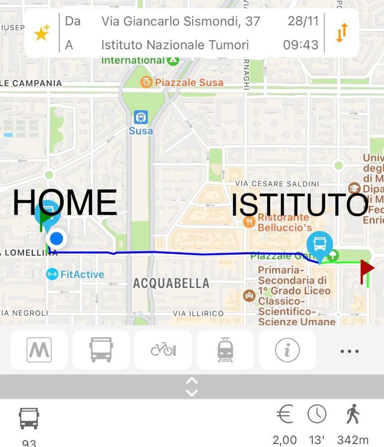 Sismondi Top Apt Milão Exterior foto
